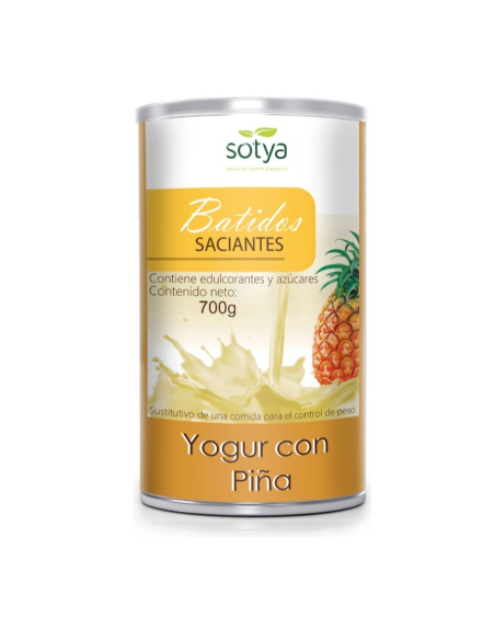 Sotya - BATIDO YOGUR CON PIÑA SACIANTES 700G POLVO