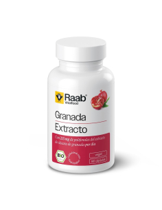 RAAB VITALFOOD - GRANADA EXTRACTO CAPSULAS 530 mg. BOTE 80 UDS. (BIO)