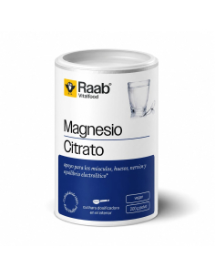 RAAB VITALFOOD - CITRATO DE MAGNESIO POLVO BOTE 200 GRS.. (CONVENCIONAL)
