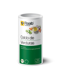 RAAB VITALFOOD - CALDO DE VERDURAS SIN LEVADURA POLVO BOTE 350 GRS. (BIO)