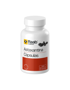 RAAB VITALFOOD - ALGAS ASTAXANTINA CAPSULAS 438 mg. BOTE 60 UDS. (CONVENCIONAL).