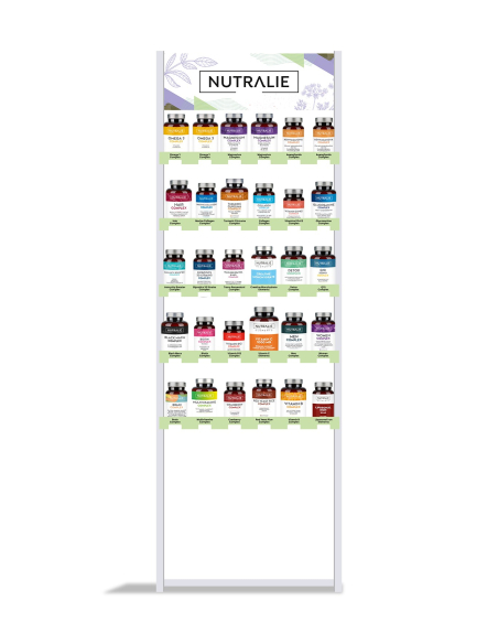 NUTRALIE - NUTRALIE EXPOSITOR PIE 1380 X 422 X 300 (5 BALDAS)