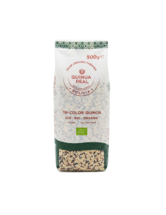 LA FINESTRA SUL CIELO - GRANO TRICOLOR DE QUINOA REAL BIO 500 GRS. 100% PLASTIC FREE QUINUA REAL