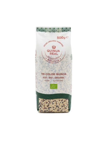 LA FINESTRA SUL CIELO - GRANO TRICOLOR DE QUINOA REAL BIO 500 GRS. 100% PLASTIC FREE QUINUA REAL