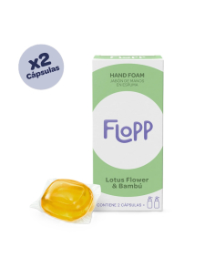 Flopp - FLOPP ECO JABÓN DE MANOS LOTUS FLOWER & BAMBU REFILL 2 CAPSULAS