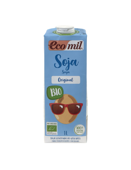 Ecomil - CAJA ECOMIL SOJA CON SIROPE DE AGAVE BIO 6 X 1 L.