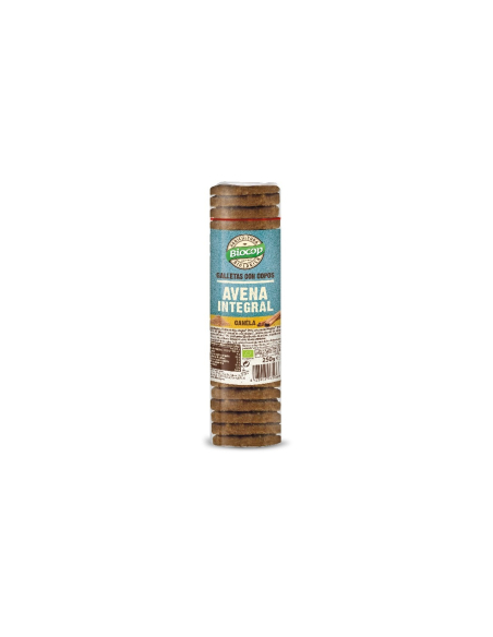Biocop - GALLETAS COPOS AVENA INTEGRAL CANELA BIOCOP 250G