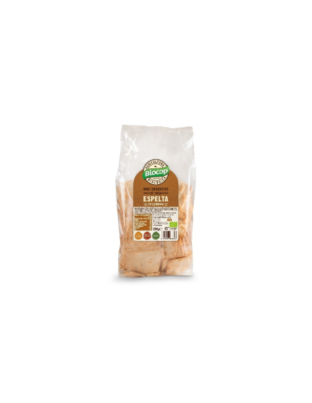 Biocop - MINI CRACKERS TRIGO ESPELTA BIOCOP 250G SIN LEVADURA