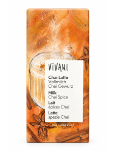 Vivani Chocolat - VIVANI CHOCOLATE CON LECHE Y ESPECIAS CHAI BIO 80 GR BIO