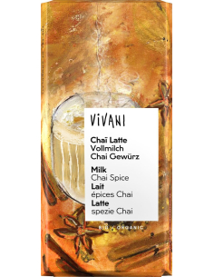 Vivani Chocolat - VIVANI CHOCOLATE CON LECHE Y ESPECIAS CHAI BIO 80 GR BIO