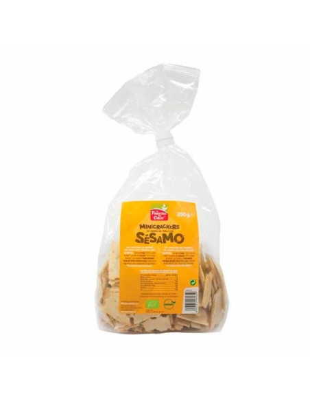 LA FINESTRA SUL CIELO - MINI CRACKERS DE TRIGO CON SÉSAMO BIO 250 GRS. LA FINESTRA SUL CIELO