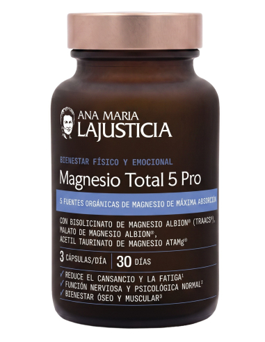 Ana María la Justicia - AML MAGNESIO TOTAL 5 PRO 90 COMPRIMIDOS