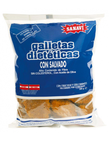 GALLETAS DIETETICAS CON SALVADO 300 GRS.