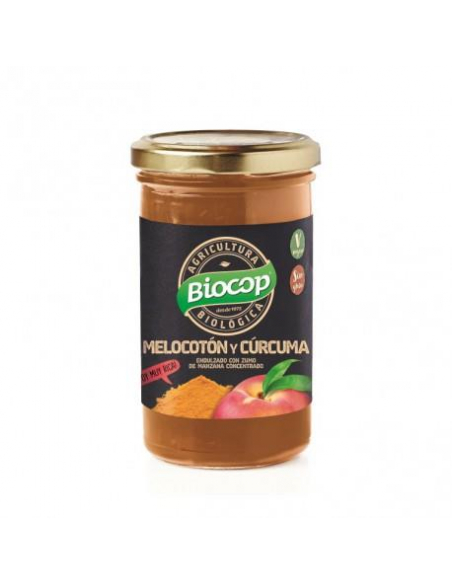 Biocop - COMPOTA MELOCOTON CÚRCUMA BIOCOP 280 GRS.