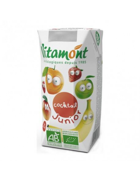 Biocop - CAJA ZUMO COCKTAIL JUNIOR VITAMONT 6 x 4 PACK 20 CL.