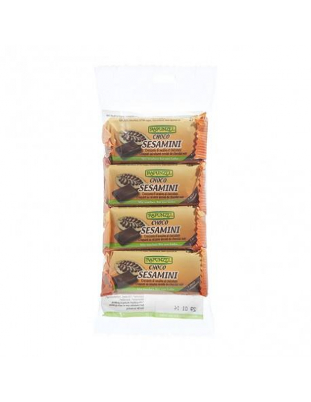 Rapunzel - BARRITA SESAMINI CHOCO 4X27 gr. (EXP. 20 UDS.)