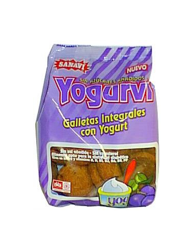 YOGURVI GALLETAS CIRUELA-YOGUR SIN AZUCAR 300 GR.