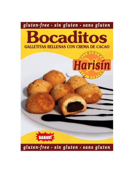 Sanavi - BOCADITOS RELLENOS CACAO SIN GLUTEN 150 GRS.