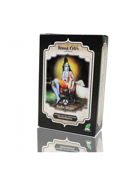 Radhe Shyam - HENNA CASTAÑO OSCURO PROFUNDO TRATAMIENTO POLVO