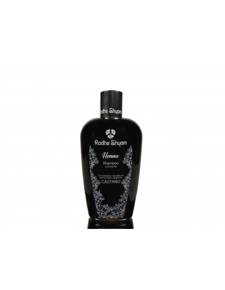 Radhe Shyam - CHAMPU COLOR HENNA CASTAÑO 250 ML RADHE SHYAM