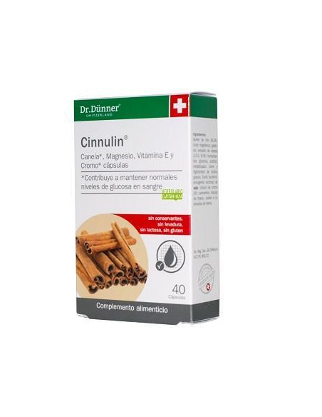 Dr. Dünner - CANELA 40 CAPSULAS CON CINNULIN