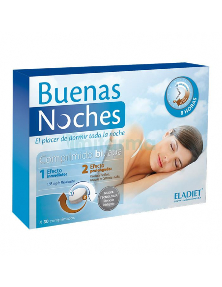 Eladiet - BUENAS NOCHES 2 FASES 30 COMPRIMIDOS ELADIET