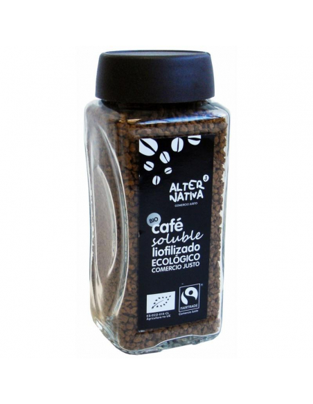 ALTERNATIVA 3 - CAFE SOLUBLE 100% ARABIGA BIO PET 100 GRS. LIOFILIZADO