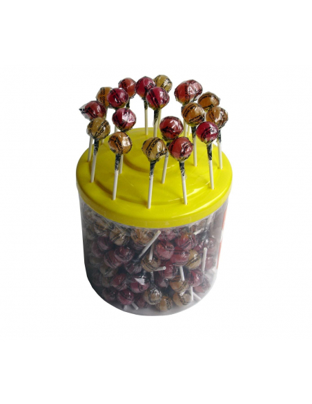 ALTERNATIVA 3 - TARRO 200 CHUPIS CARAMELO CON PALO BIO