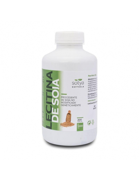 Sotya - LECITINA 1600 MG. 200 PERLAS