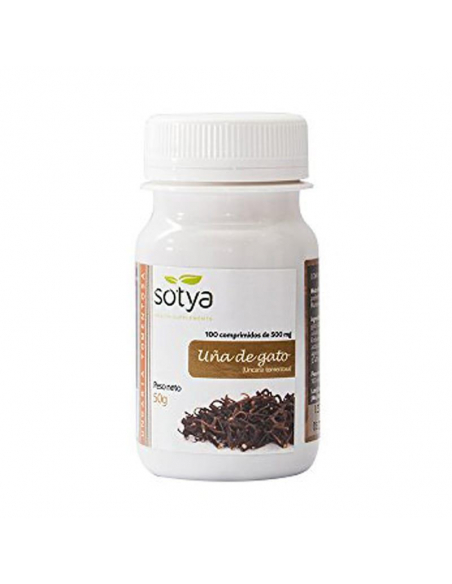 Sotya - UÑA DE GATO 500 MG. 100 COMP.
