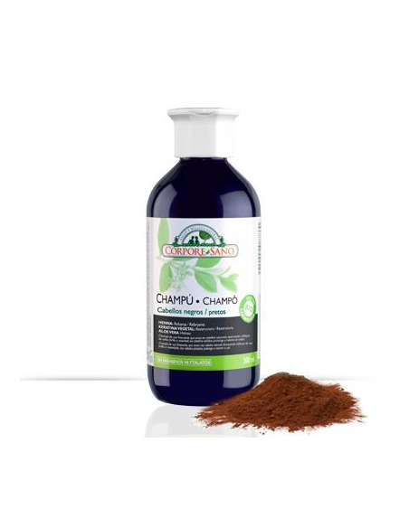 Corpore Sano - CHAMPU CORPORE SANO NEGRO HENNA 300 ML