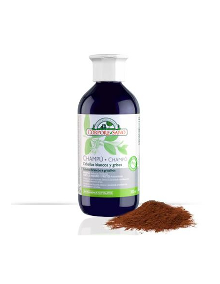 Corpore Sano - CHAMPU CORPORE SANO BLANCOS Y GRISES HENNA 300 ML