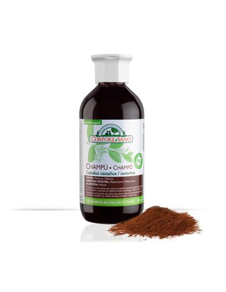 Corpore Sano - CHAMPU CORPORE SANO CASTAÑO HENNA 300 ML