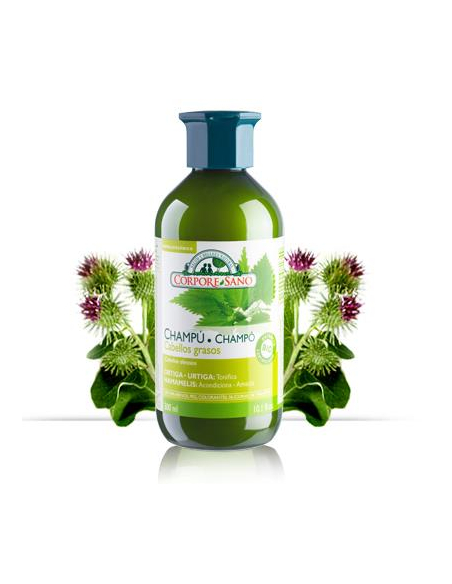 Corpore Sano - CHAMPU ORTIGA Y HAMAMELIS 300 ML (GRASOS)