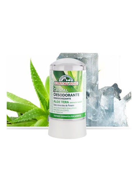 Corpore Sano - DESODORANTE CRISTALIZADO ALOE VERA 60 GRS.