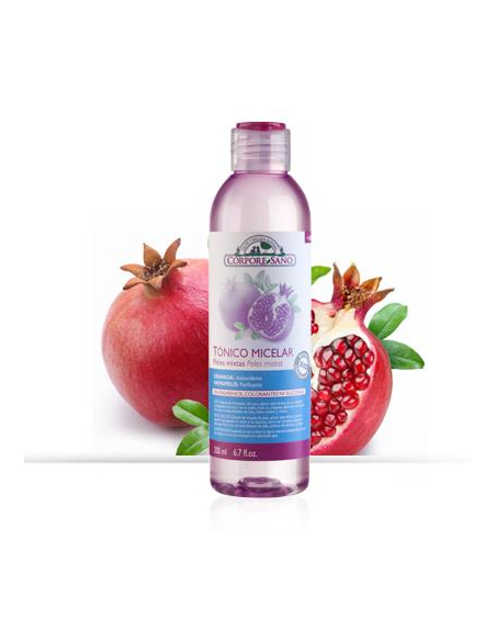Corpore Sano - TONICO MICELAR GRANADA Y HAMEMELIS PIELES MIXTAS 200 ML