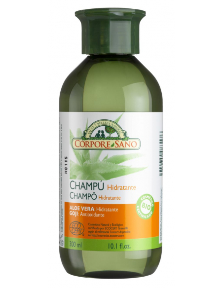Corpore Sano - CHAMPU HIDRATANTE ECOCERT 300 ML. ALOE VERA Y GOJI