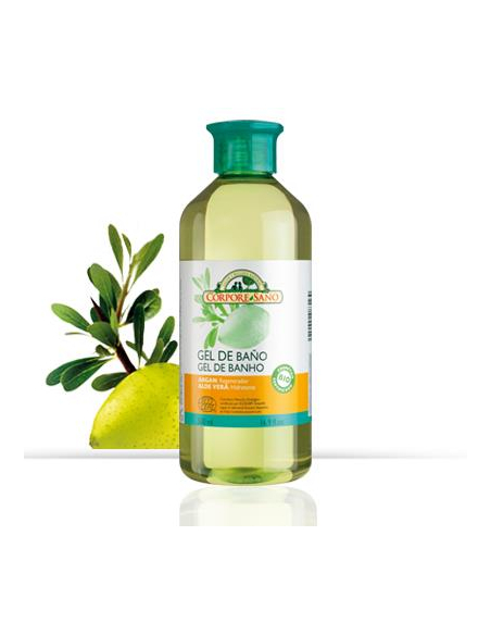 Corpore Sano - GEL BAÑO  ECOCERT ARGAN Y ALOE 500 ML.