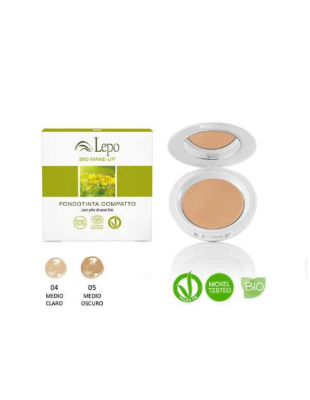 Lepo - MAQUILLAJE COMPACTO BIO N. 5 MEDIO OSCURO