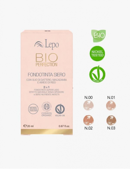 Lepo - BIO PERFECTION MAQUILLAJE CON SUERO 20 ML N. 00