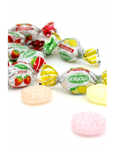 Gerio - CARAMELO ZUMOS ACIDOS S/AZC. 1 KG.