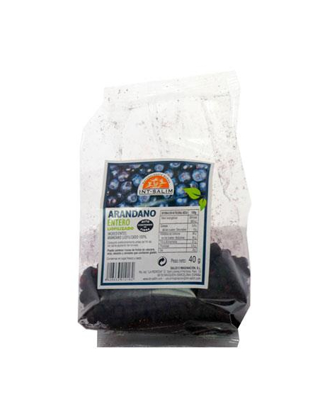 Int-Salim - ARANDANO NEGRO ENTERO LIOFILIZADO 40 GRS. INT-SALIM