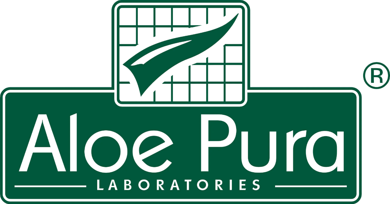 aloe pura marca distribuida logo